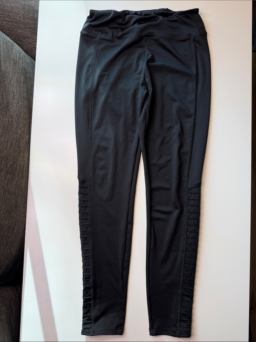 Sam Edelman Black Leggings with‎ Ladder Side Detailing